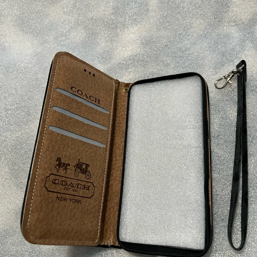 COACH iPhone 16 Pro Max Wallet Flip Phone case - Picture 2 of 15